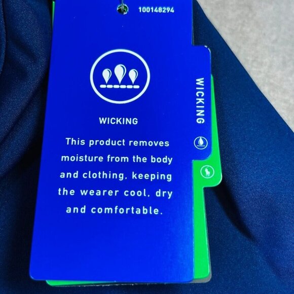 RLX Ralph Lauren Women's Golf Skort 15" Size L Faux Wrap Stretch Jersey Tennis - Picture 13 of 16